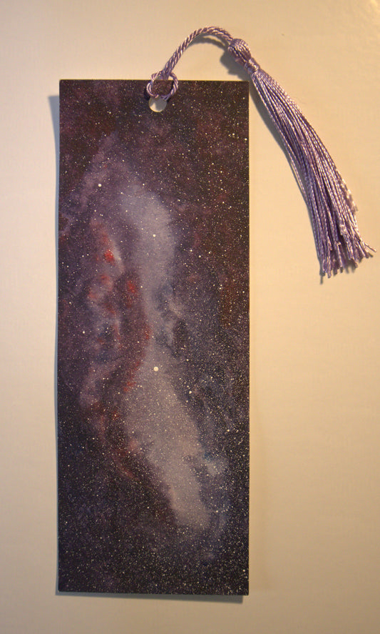 Galaxy Bookmark: Purple Watercolor